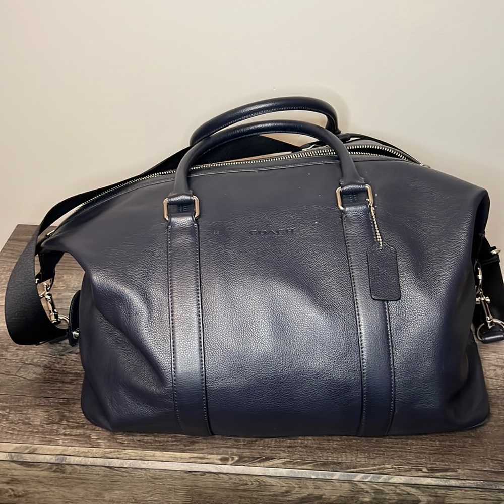 COACH Men’s Duffel Bag (Small) Blue